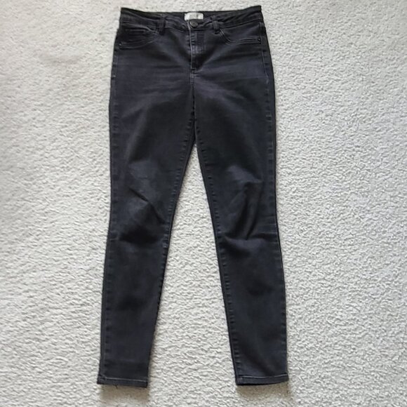 JOLT Black Stretch Denim Skinny Fit Jeans - Size 28 - Picture 1 of 7